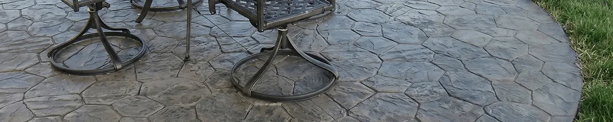 Garden relaxation area with professionally installed stone flooring in Salt Lake City UT
